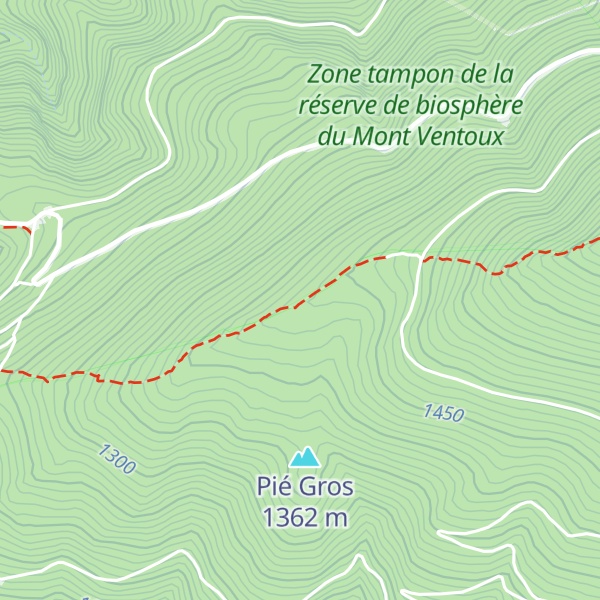 Map of Tête de Chauva