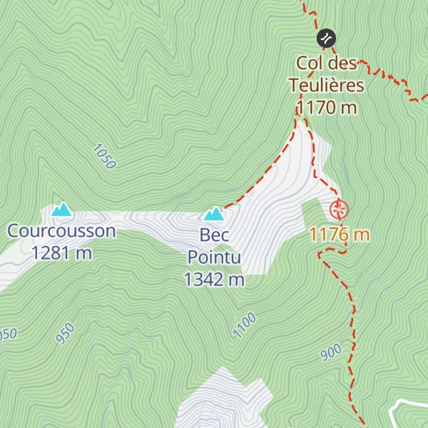 Map of Bec Pointu