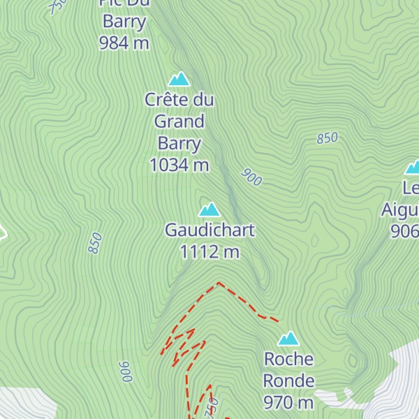 Map of Gaudichart