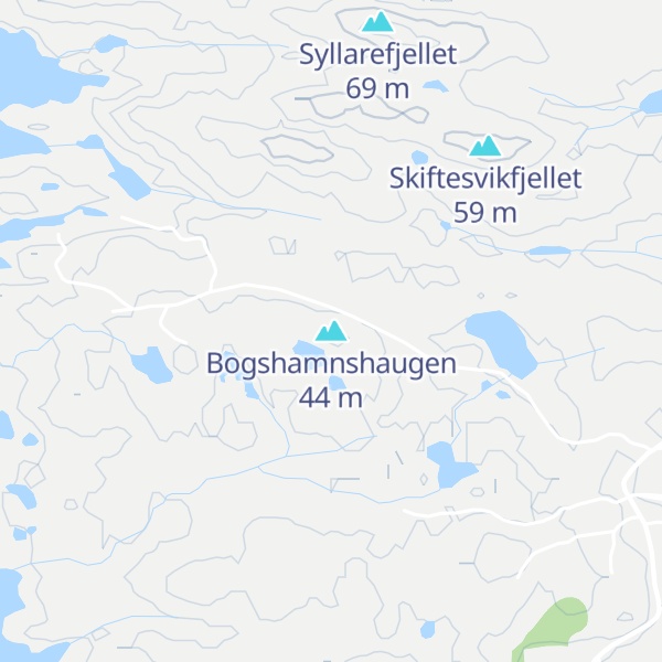 Map of Bogshamnshaugen