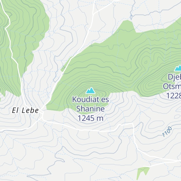 Map of Koudiat es Shanine
