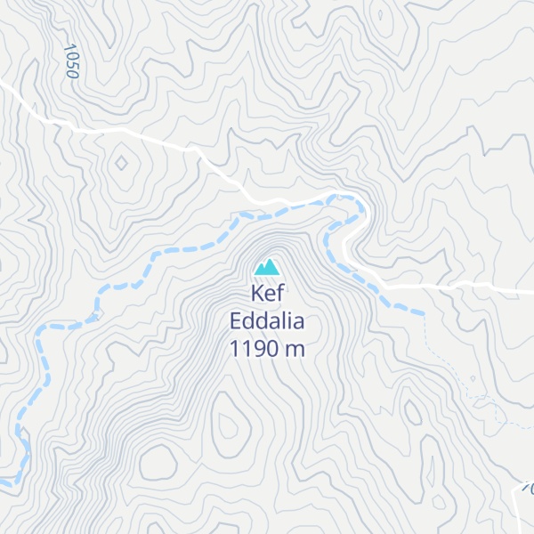 Map of Kef Eddalia