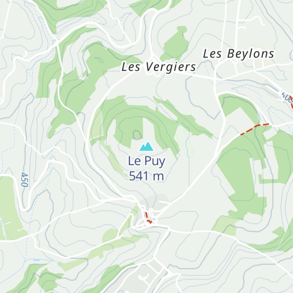 Map of Le Puy