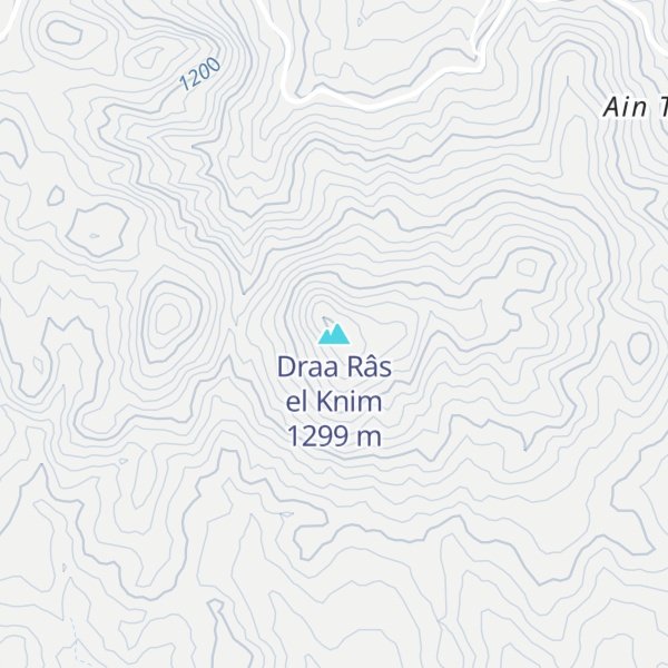 Map of Draa Râs el Knim