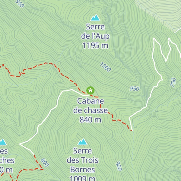 Map of Cabane de chasse