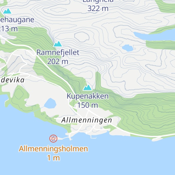 Map of Kupenakken