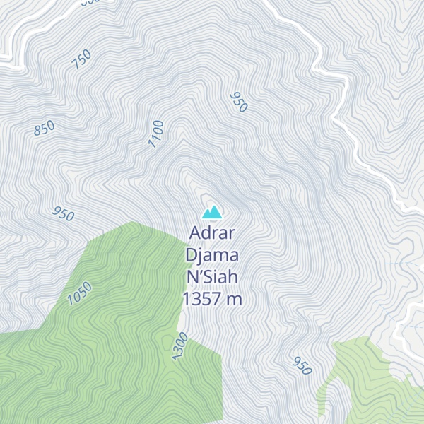 Map of Adrar Djama N’Siah