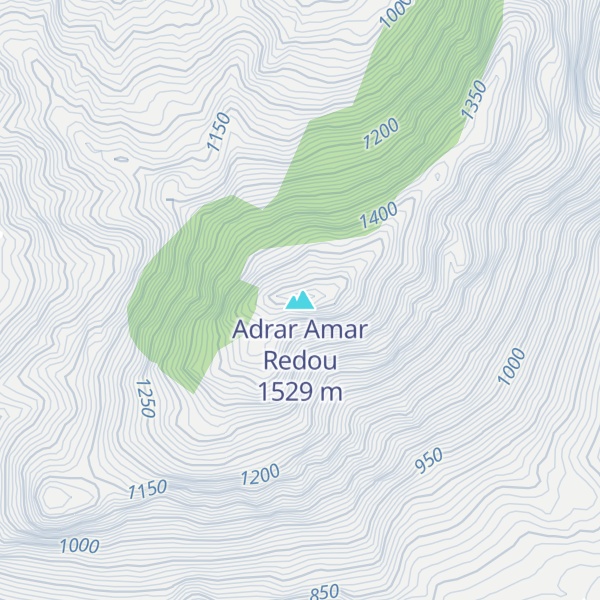 Map of Adrar Amar Redou
