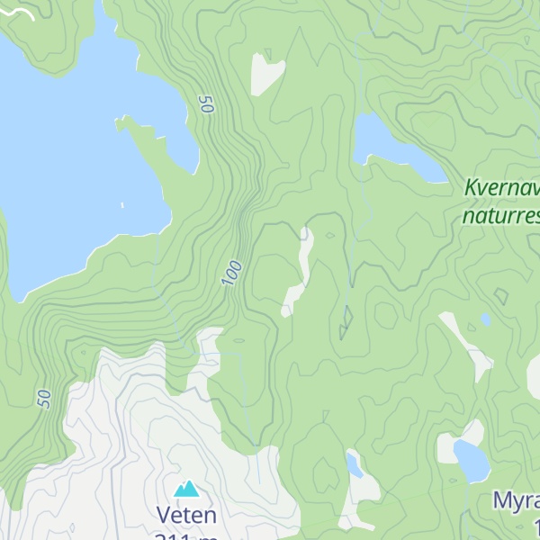 Map of Geitaklosteret
