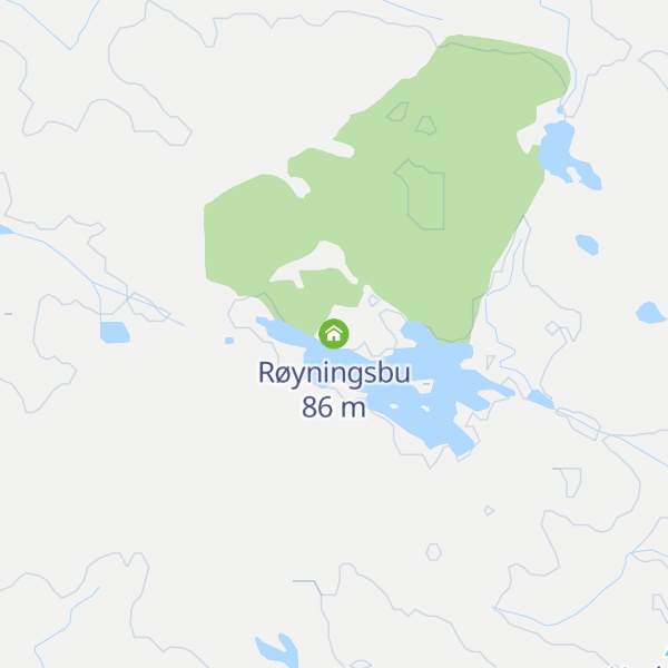 Map of Røyningsbu