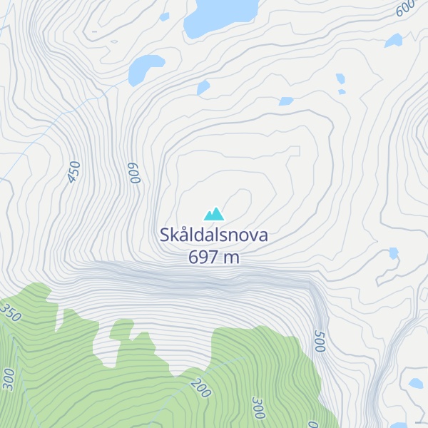 Map of Skåldalsnova