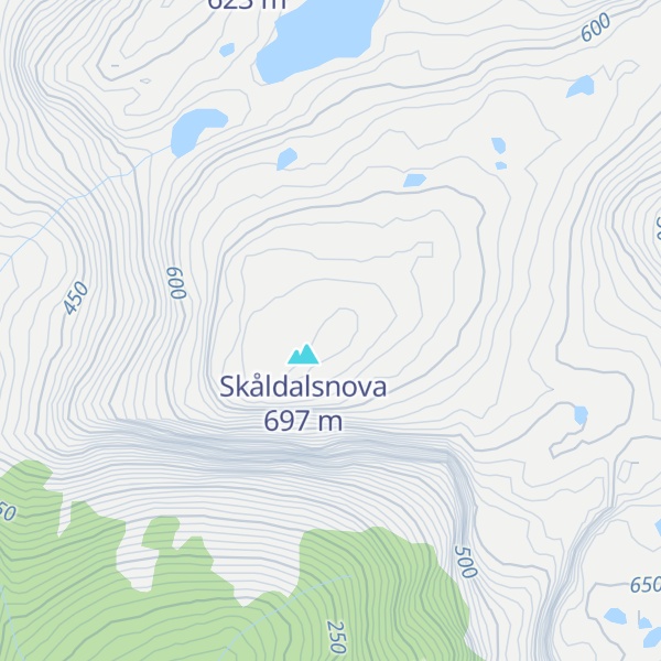 Map of Blåfjellet