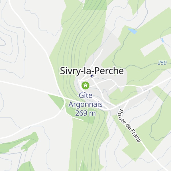 Map of Gîte Argonnais
