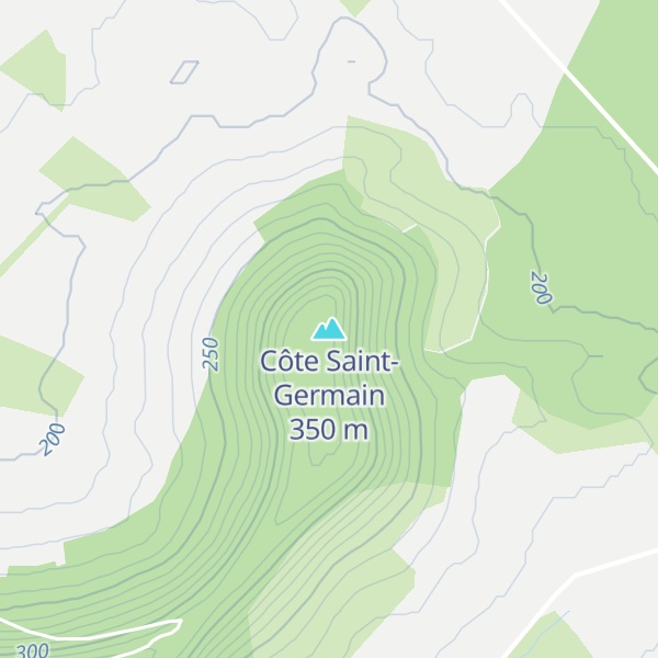 Map of Côte Saint-Germain
