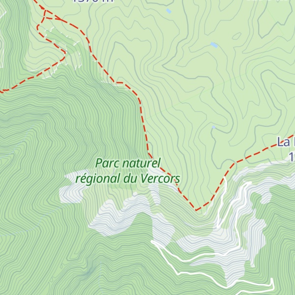 Map of Tête de la Dame