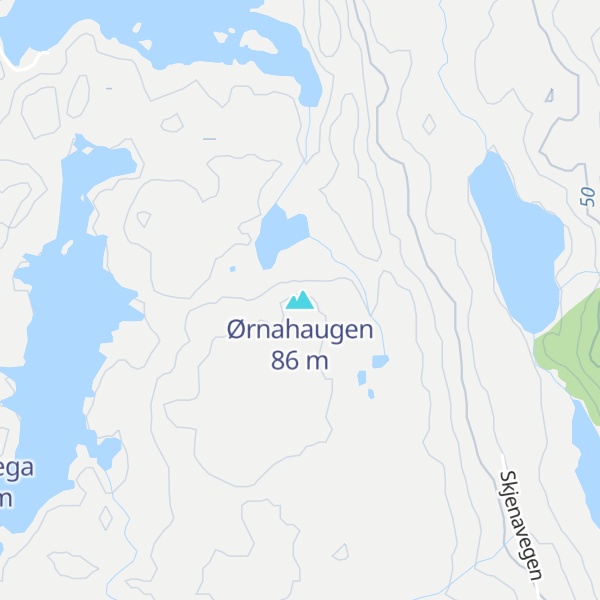 Map of Ørnahaugen