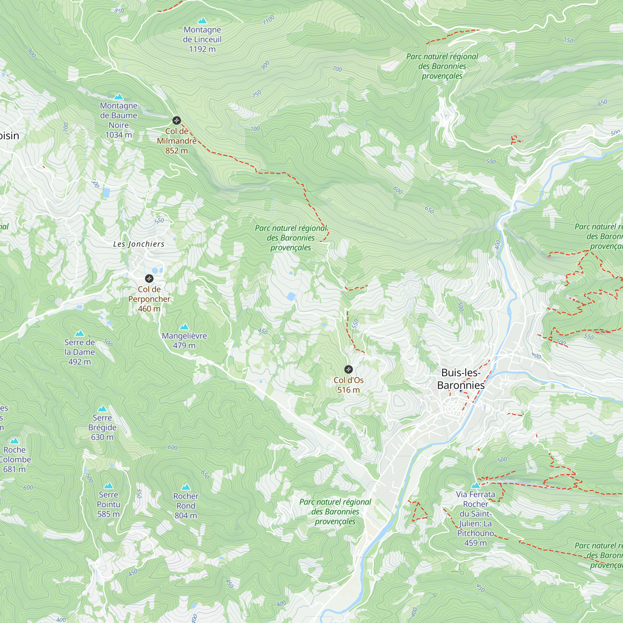 Lou Pitchot Maximénet map