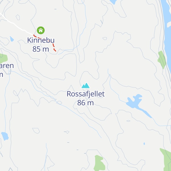 Map of Rossafjellet