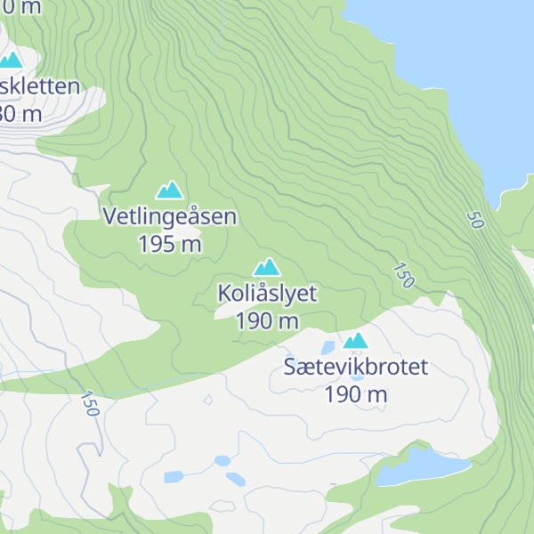 Map of Koliåslyet