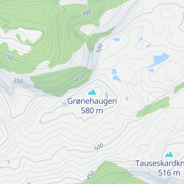 Map of Grønehaugen