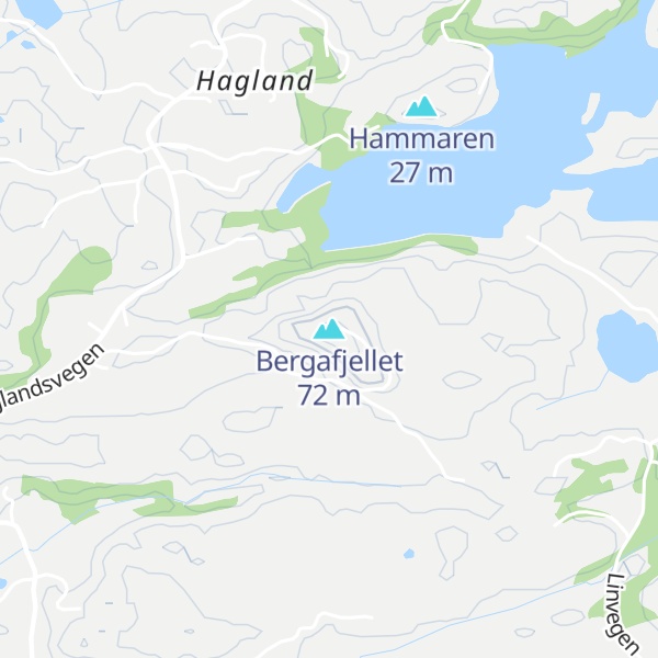 Map of Bergafjellet
