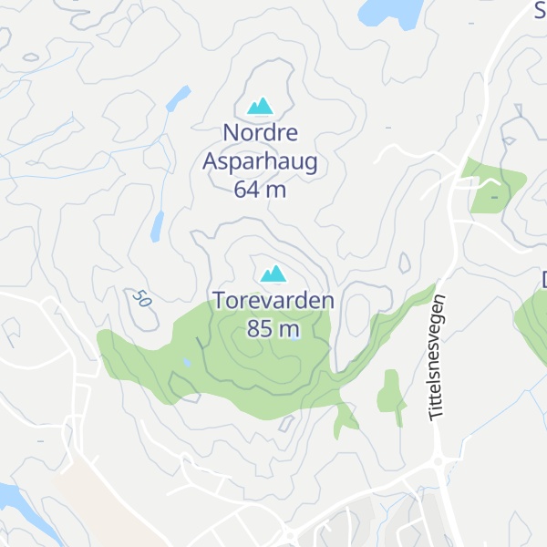 Map of Torevarden