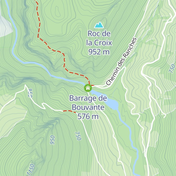 Map of Barrage de Bouvante