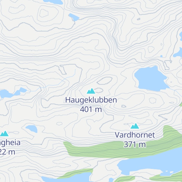 Map of Haugeklubben