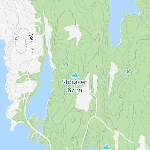 Map of Storåsen