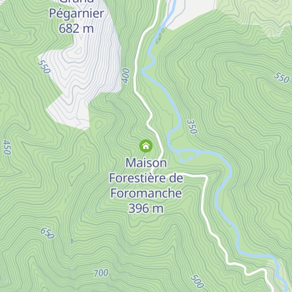 Map of Maison Forestière de Foromanche
