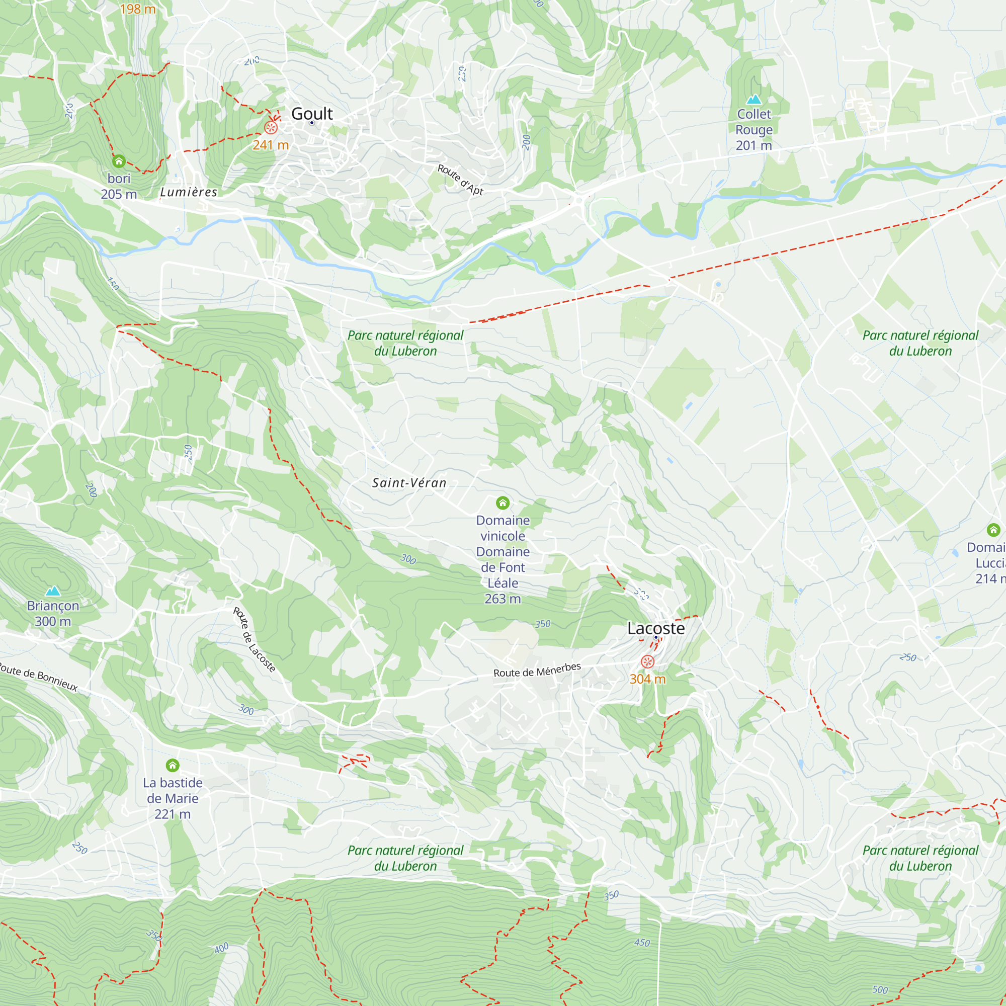 Domaine vinicole Domaine de Font Léale map
