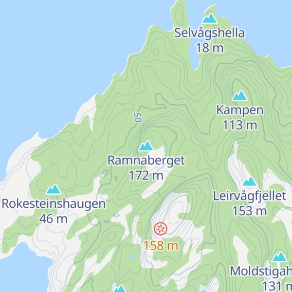 Map of Ramnaberget