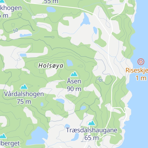 Map of Åsen
