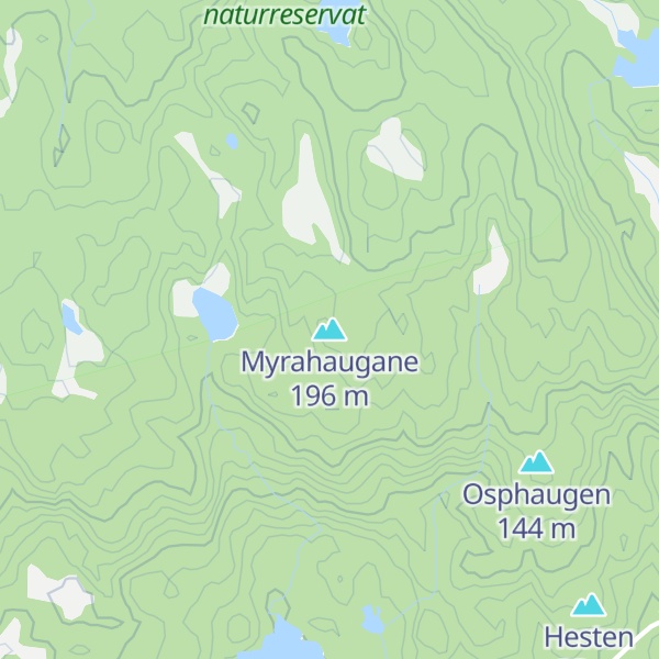 Map of Myrahaugane