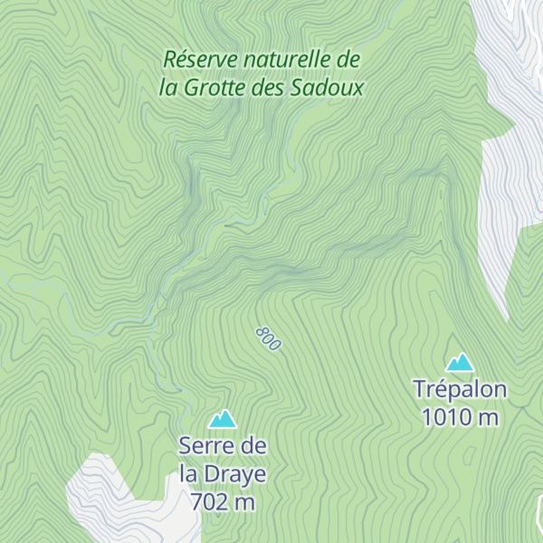 Map of Pas de la Mort