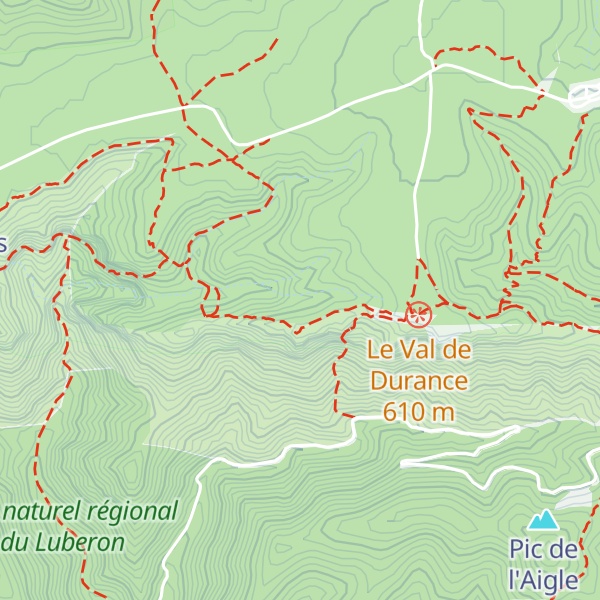 Map of Tête de la Baraque