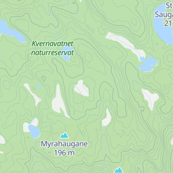 Map of Skaftafjellet