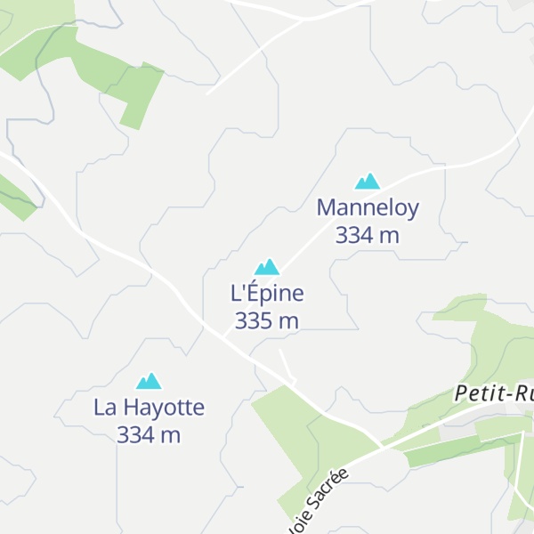 Map of L'Épine