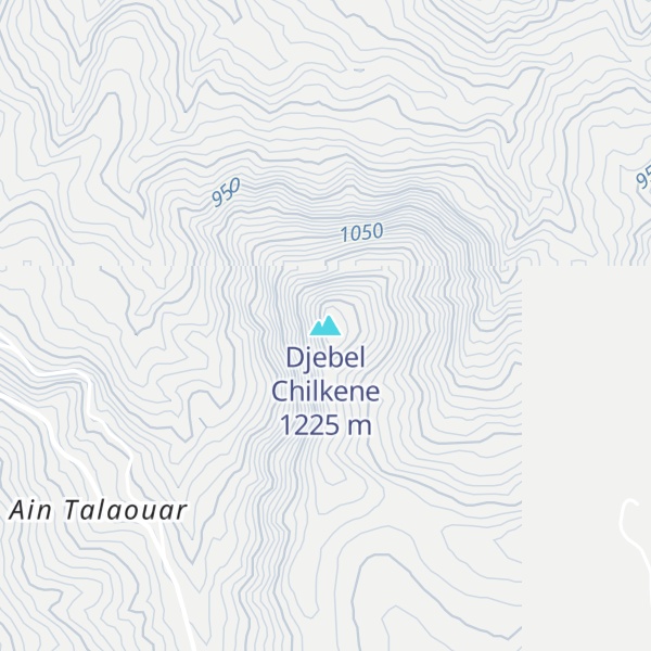 Map of Djebel Chilkene