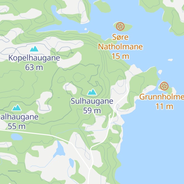 Map of Sulhaugane