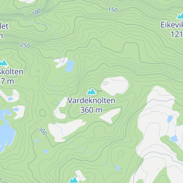 Map of Vardeknolten