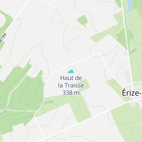 Map of Haut de la Traisse