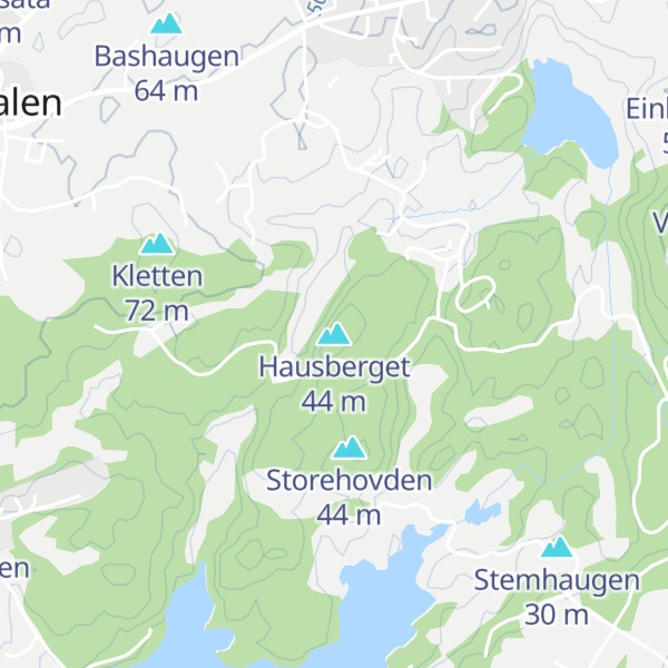 Map of Hausberget