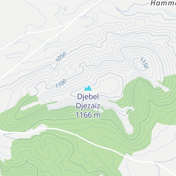 Map of Djebel Djezaïz