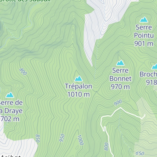 Map of Trépalon