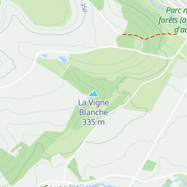 Map of La Vigne Blanche