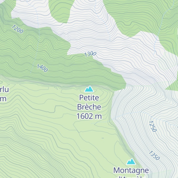 Map of Petite Brèche