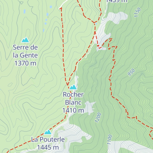 Map of Chalet de Berger Saint-Julien