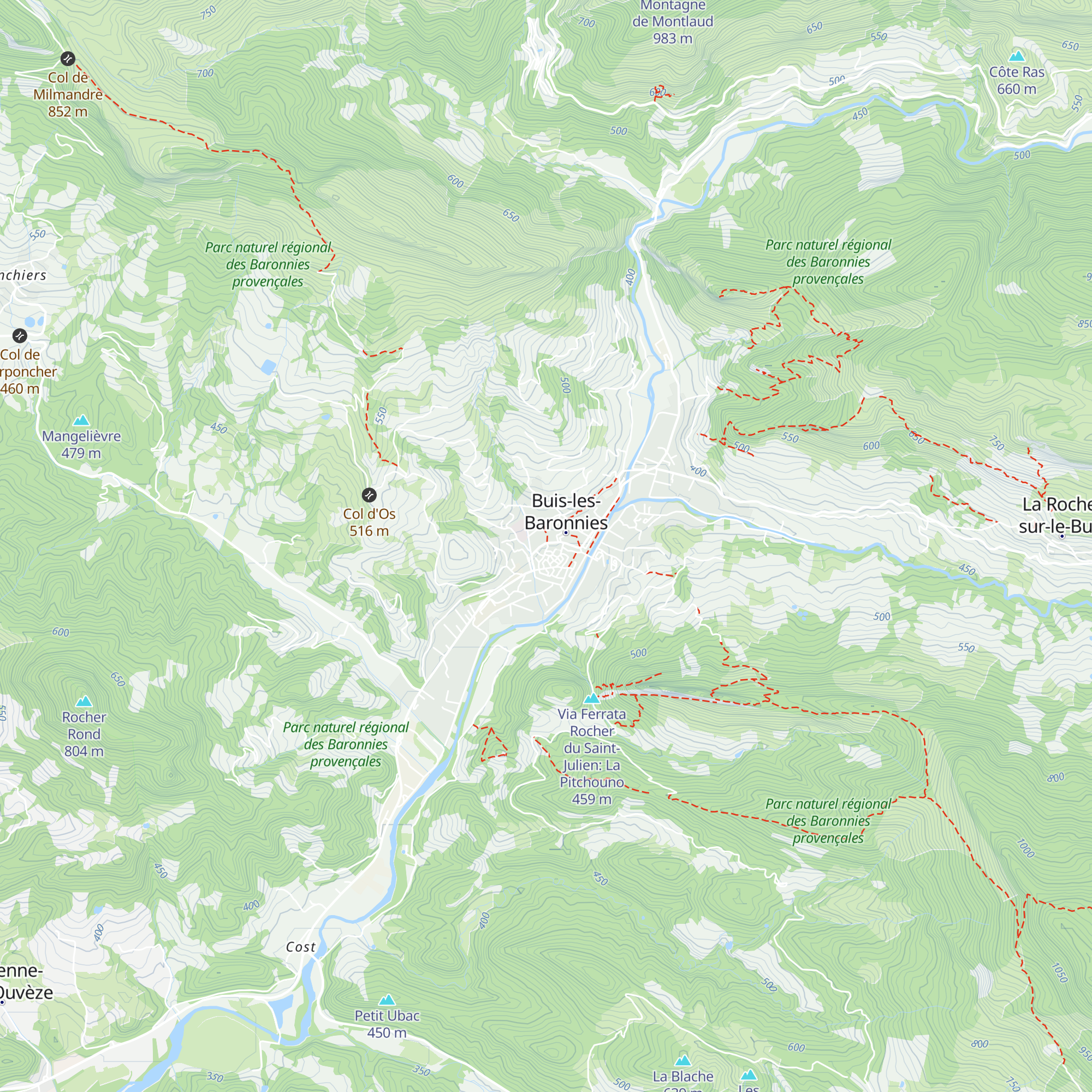 Office de tourisme des Baronnies en Drôme Provençale map