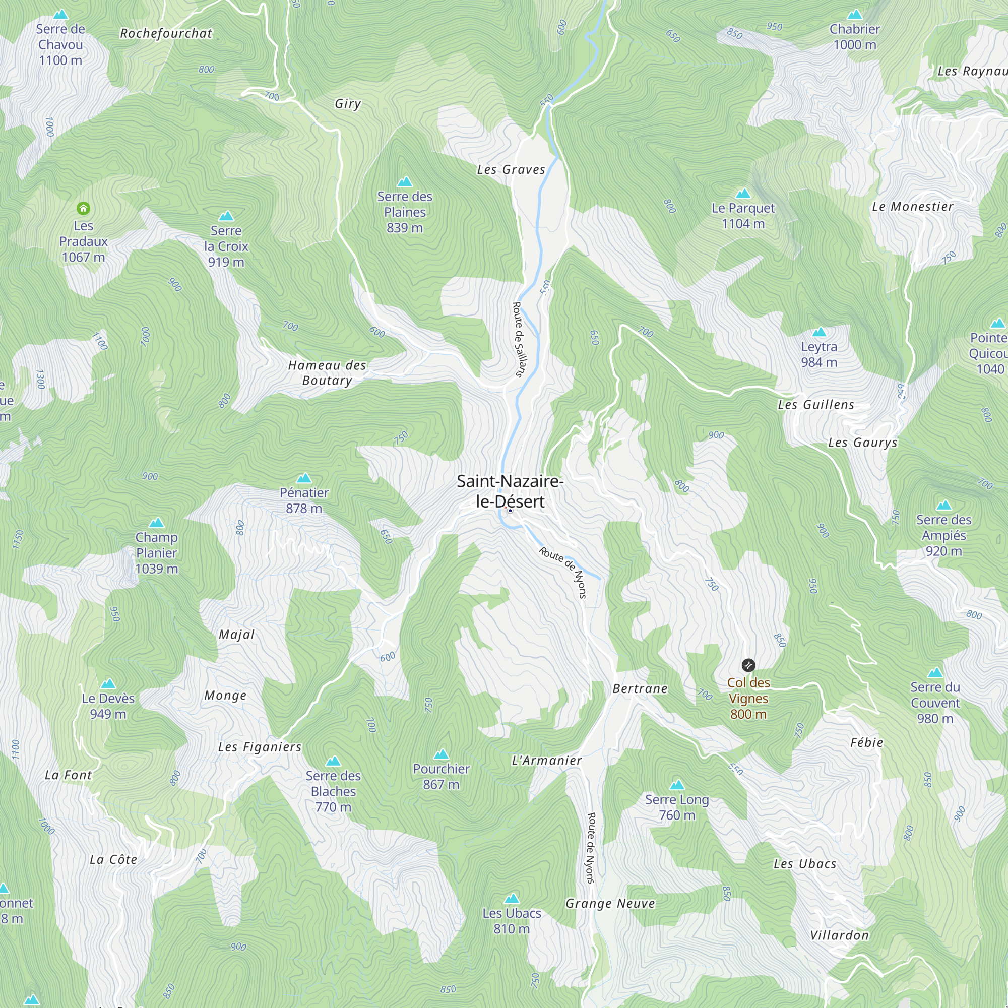 Office de tourisme de la Vallée de la Roanne map